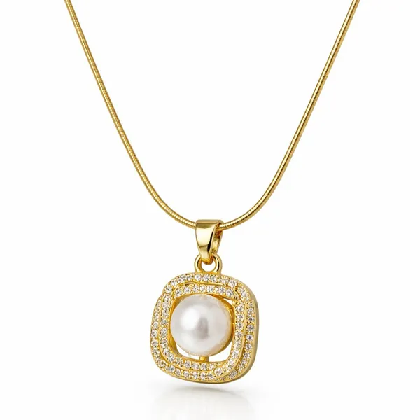 18K_Gold_Plated_Pearl_Halo_Pendant_Necklace