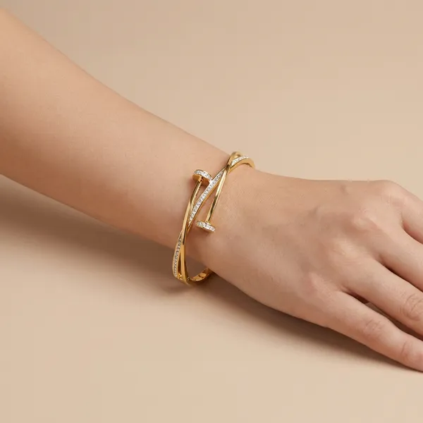 18K_Gold_Plated_Crystal_Twist_Open_Cuff_Bracelet
