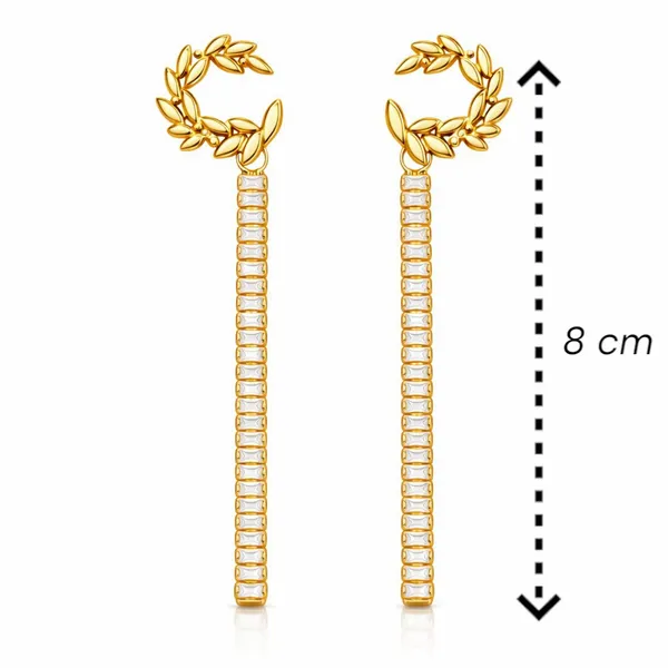 18K_Gold_Plated_Crystal_Leaf_Tassel_Drop_Earrings
