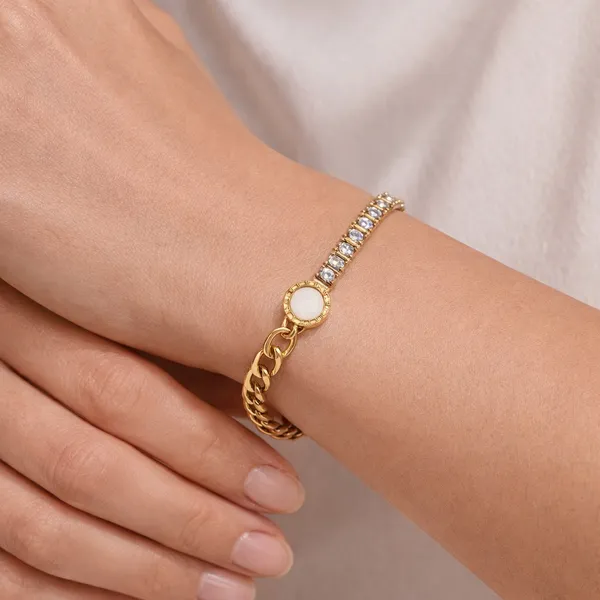 18K_Gold_Plated_Crystal_Chain_Bracelet