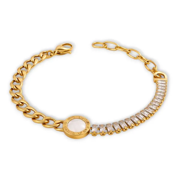 18K_Gold_Plated_Crystal_Chain_Bracelet