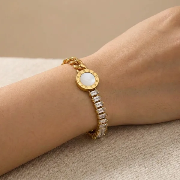18K_Gold_Plated_Crystal_Chain_Bracelet