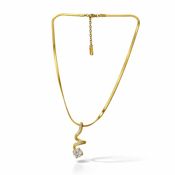 18K_Gold_Plated_Crystal_Twist_Pendant_Necklace
