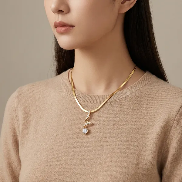 18K_Gold_Plated_Crystal_Twist_Pendant_Necklace