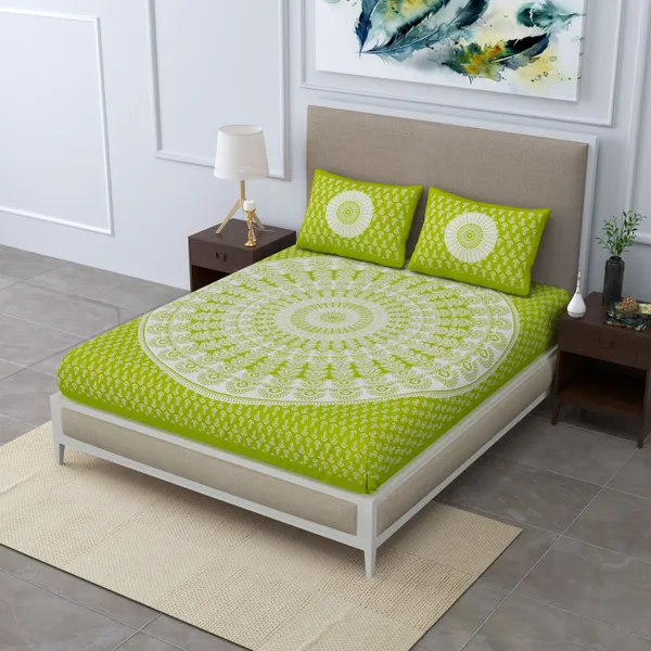 Green_Jaipuri_Prints_Premium_Cotton_For_Adults