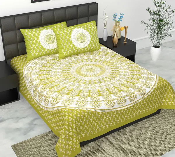 Green_Jaipuri_Prints_Premium_Cotton_For_Adults