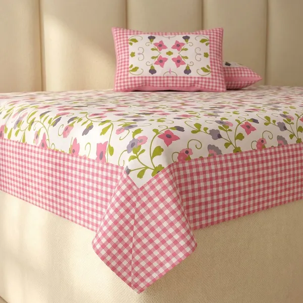 White_And_Pink_Floral_Premium_Cotton_For_Adults