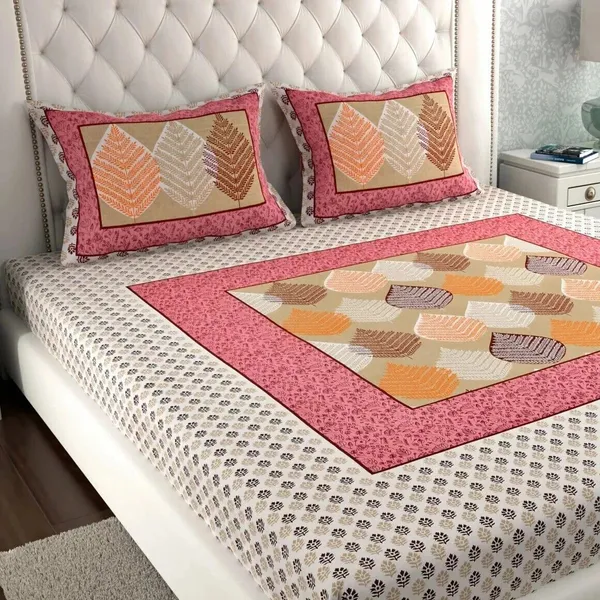 Cotton_Printed_Multicolor_Bed_Sheet_With_2_Pillow_Covers
