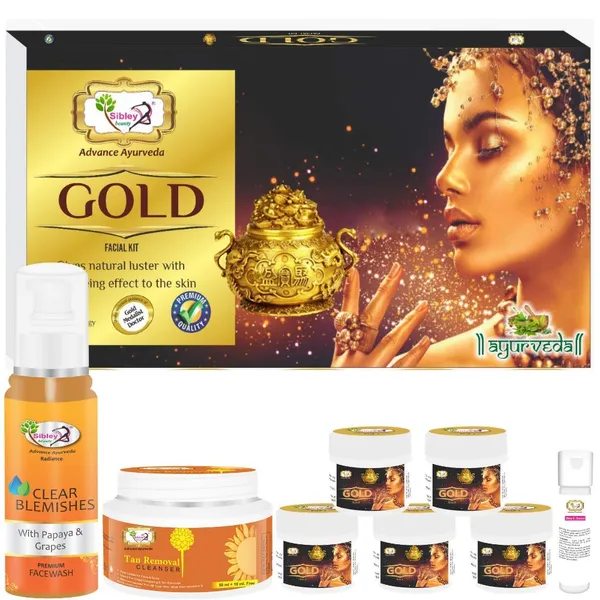 Gold_Facial_Kit_With_Papaya_Face_Wash_And_De_Tan_Cleanser