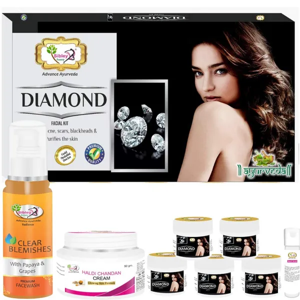 Diamond_Facial_Kit_With_Papaya_Face_Wash_And_Haldi_Chandan_Cream