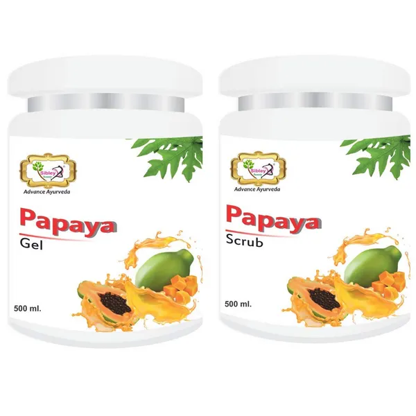 Pack_Of_2_Papaya_Moisturizer_Massage_Gel_And_Tan_Removal_Face_Scrub_Set