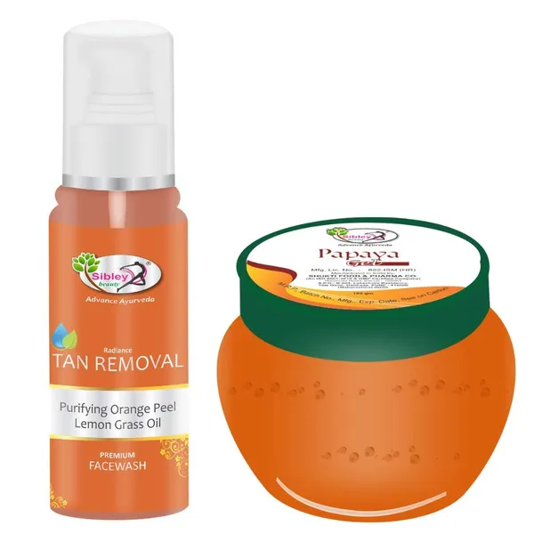 Pack_Of_2_Orange_Face_Wash_And_Papaya_Gel_Set
