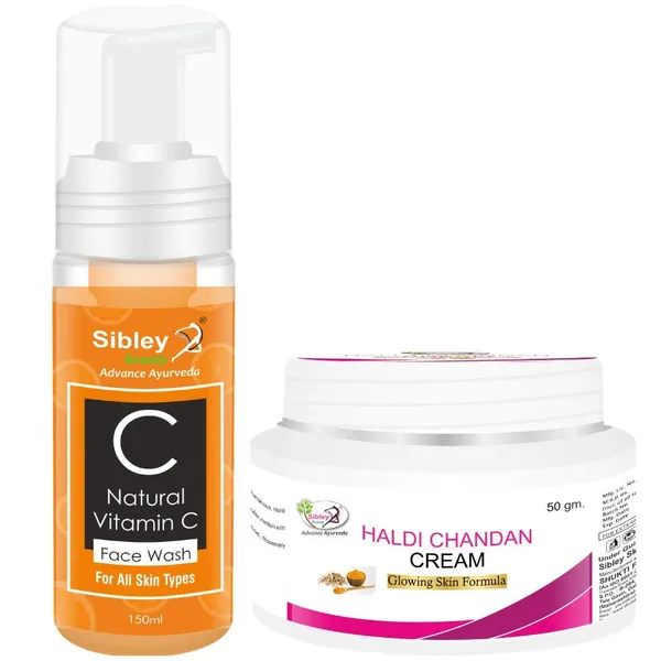 Pack_Of_2_Vitamin_C_Foaming_Face_Wash_And_Turmeric_Sandalwood_Facial_Cream_Set