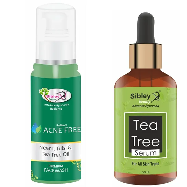 Pack_Of_2_Tea_Tree_Serum_And_Neem_Tulsi_Face_Wash_Combo