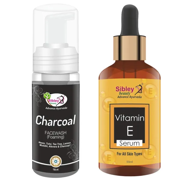 Pack_Of_2_Vitamin_E_Face_Serum_And_Charcoal_Foaming_Face_Wash_Set