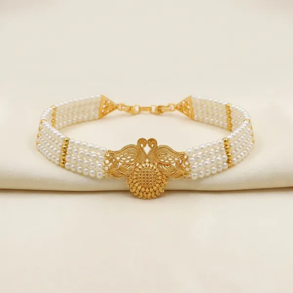 Elegant_Golden_Bronze_Choker_For_Women