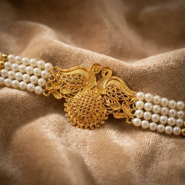 Elegant_Golden_Bronze_Choker_For_Women