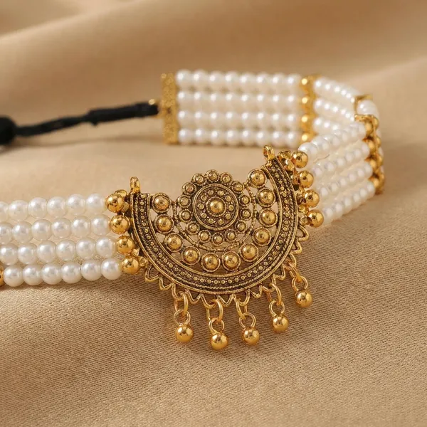 Elegant_Golden_Bronze_Choker_For_Women