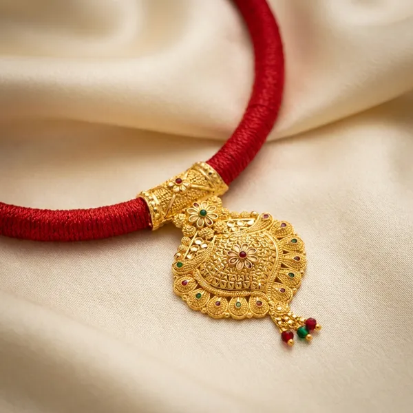 Elegant_Golden_Bronze_Necklace_For_Women
