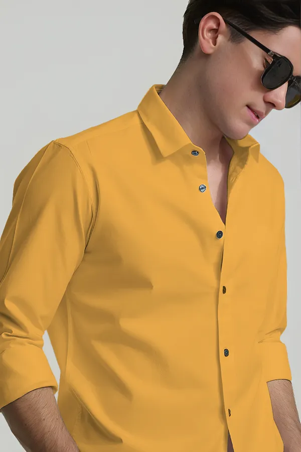 Mustard_Premium_Casual_Plain_Shirts_For_Men