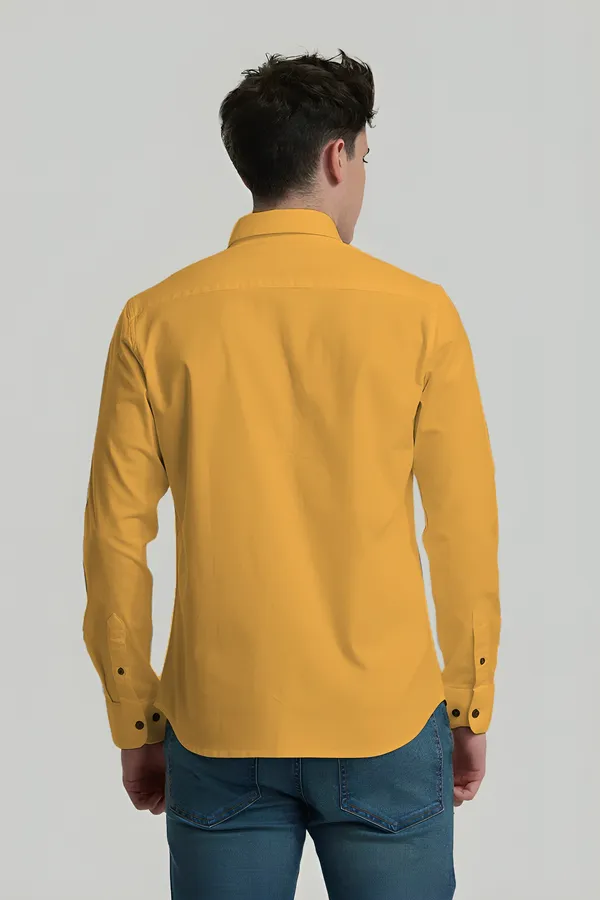 Mustard_Premium_Casual_Plain_Shirts_For_Men