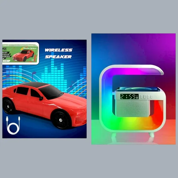 G_Shape_And_Car_Shape_Night_Lamp_Bt_Speaker_Pack_Of_2