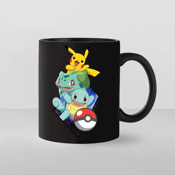 Radha_Krishna_Wooden_And_Glass_Frame_And_Pokemon_Premium_Ceramic_Mug_Pack_Of_2