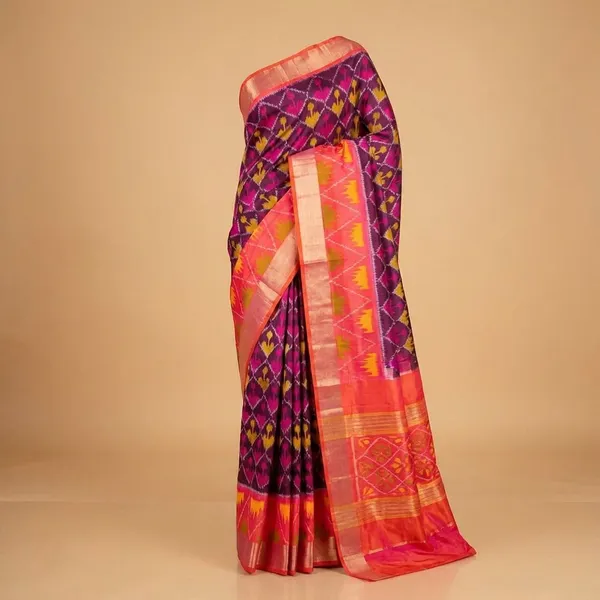 Multicolor_Designer_Printed_And_Dolla_Silk_Fabric_Saree