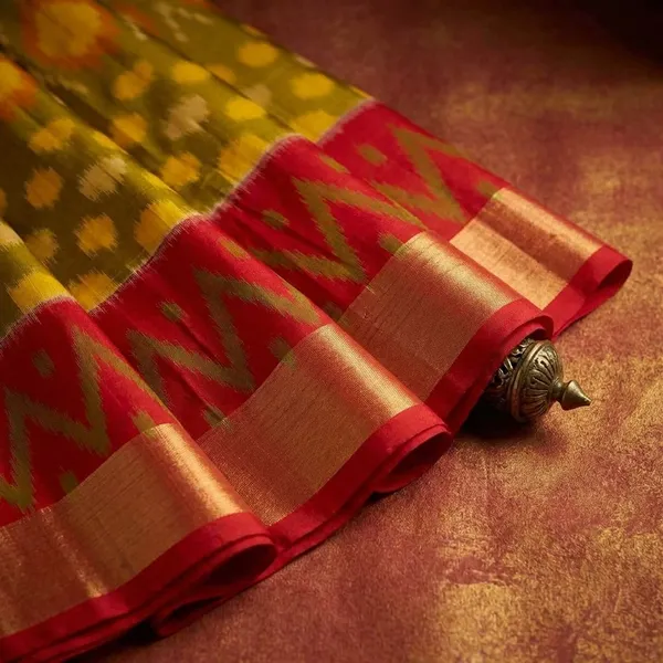 Orange_And_Yellow_Designer_Printed_And_Dolla_Silk_Fabric_Saree