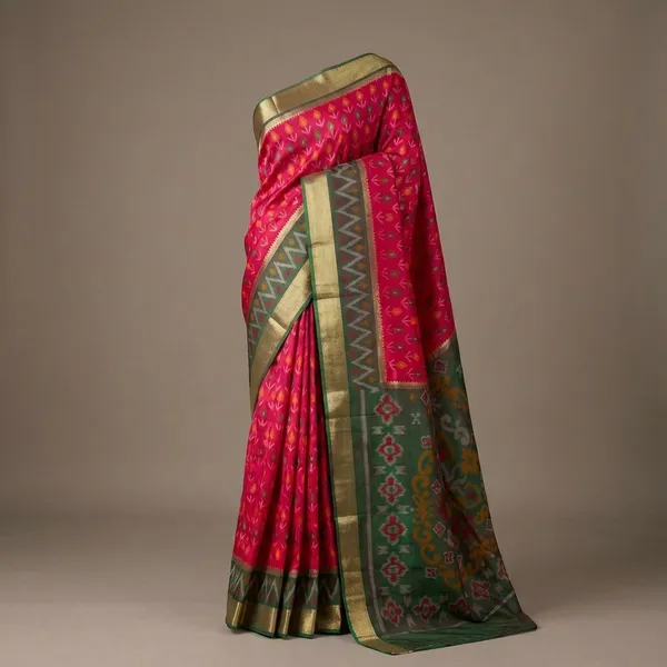 Multicolor_Designer_Printed_And_Dolla_Silk_Fabric_Saree