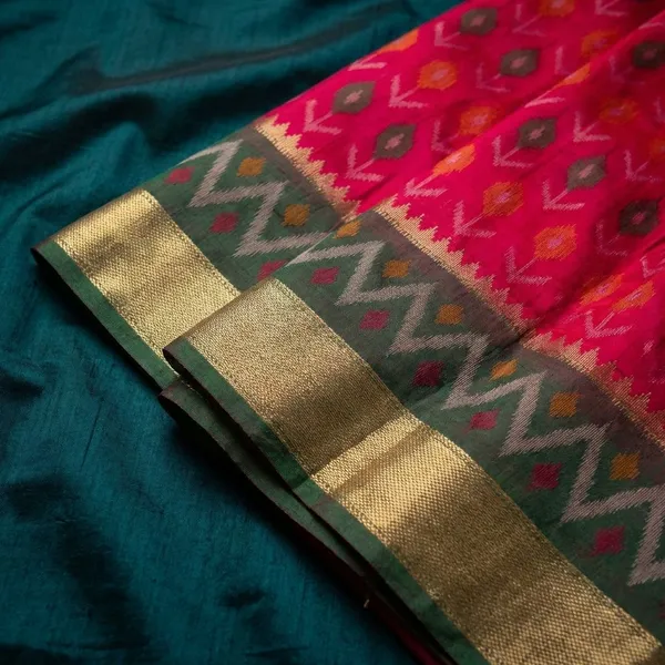 Multicolor_Designer_Printed_And_Dolla_Silk_Fabric_Saree