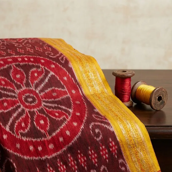 Multicolor_Black_Designer_Printed_And_Dolla_Silk_Fabric_Saree