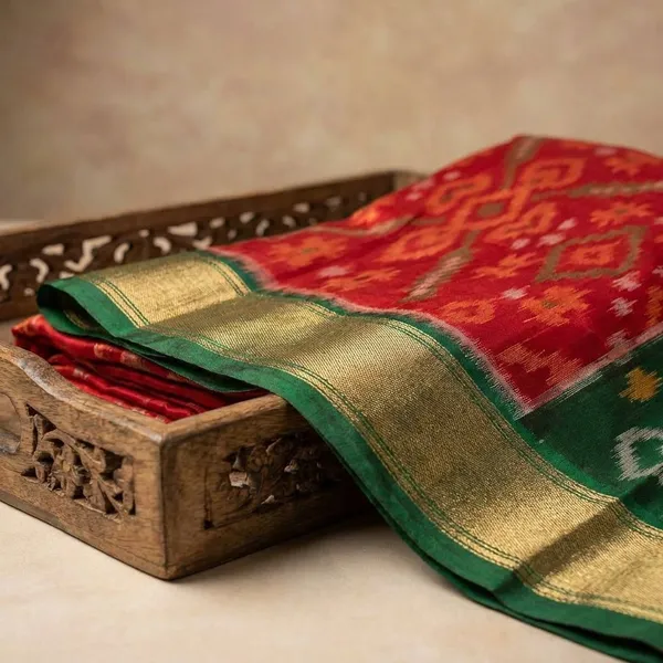 Multicolor_Designer_Printed_And_Dolla_Silk_Fabric_Saree