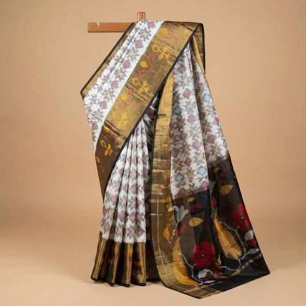 Multicolor_Designer_Printed_And_Dolla_Silk_Fabric_Saree