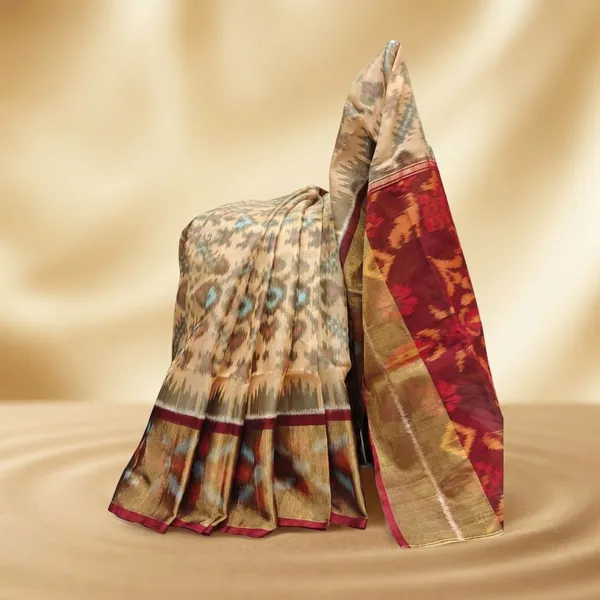 Grey_Designer_Printed_And_Dolla_Silk_Fabric_Saree