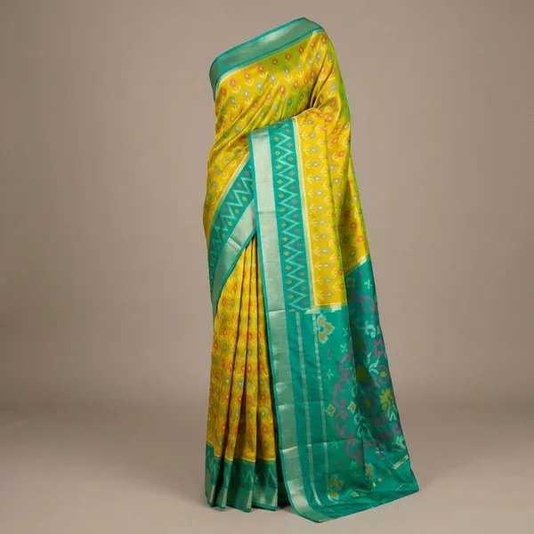 Light_Green_And_Yellow_Designer_Printed_And_Dolla_Silk_Fabric_Saree