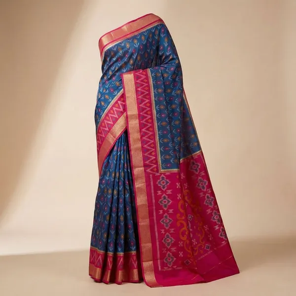Multicolor_Designer_Printed_And_Dolla_Silk_Fabric_Saree