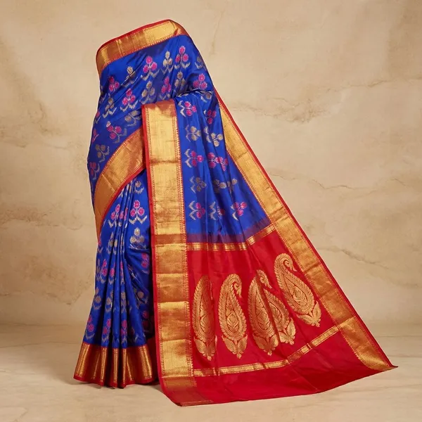 Orange_Designer_Printed_And_Dolla_Silk_Fabric_Saree