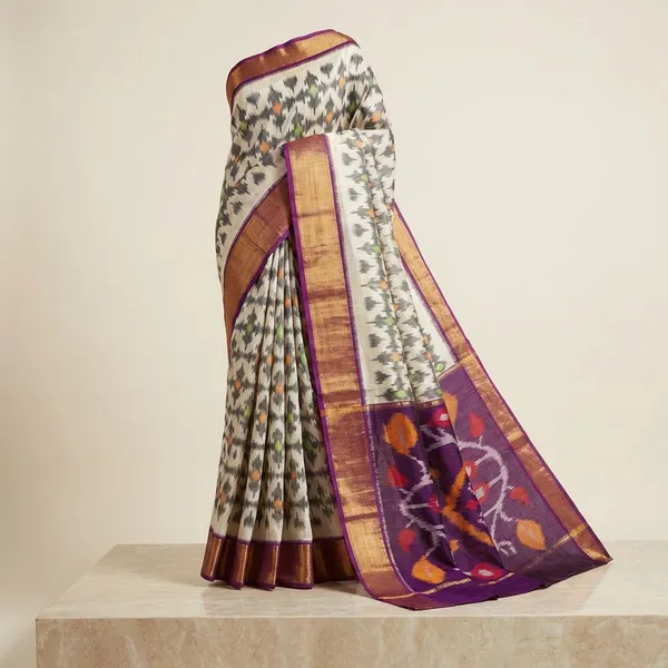 Multiicolor_Blue_Designer_Printed_And_Dolla_Silk_Fabric_Saree