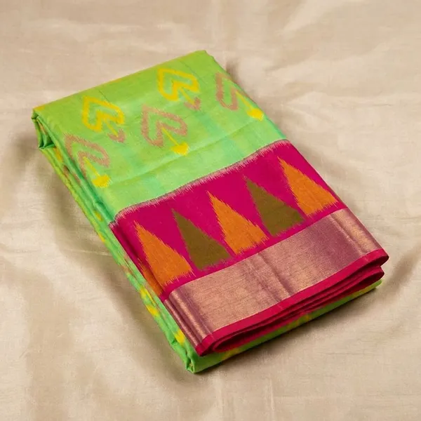 Pista_Pink_Designer_Printed_And_Dolla_Silk_Fabric_Saree