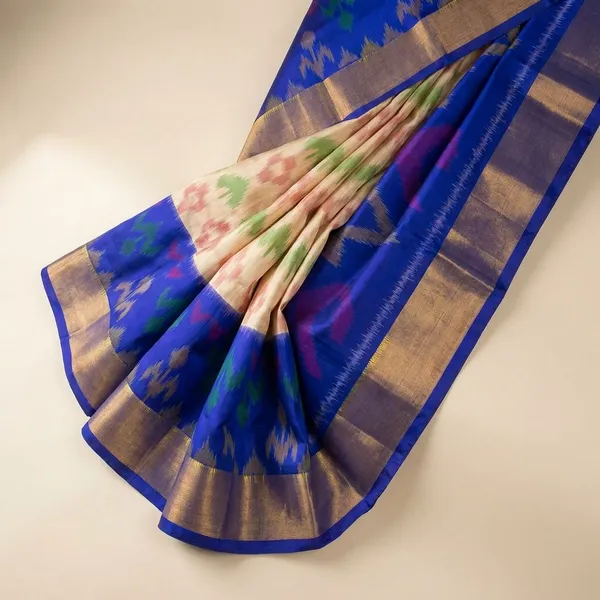 Blue_Designer_Printed_And_Dolla_Silk_Fabric_Saree