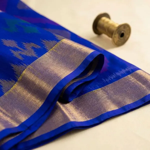 Blue_Designer_Printed_And_Dolla_Silk_Fabric_Saree