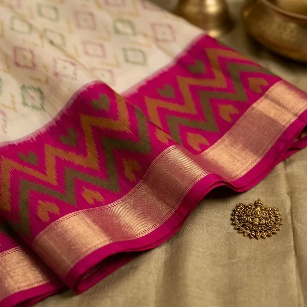 Light_Pink_And_Grey_Designer_Printed_And_Dolla_Silk_Fabric_Saree