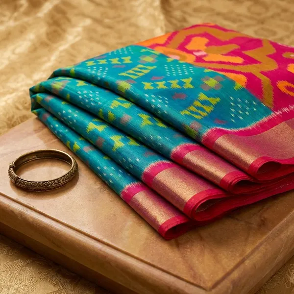 Red_And_Green_Designer_Printed_And_Dolla_Silk_Fabric_Saree