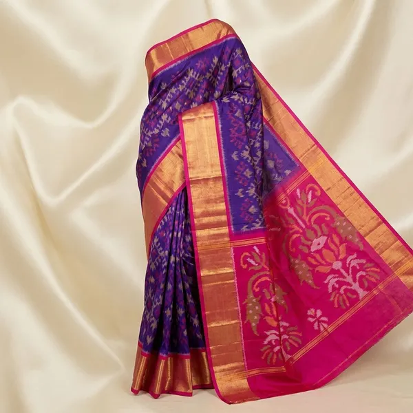 Blue_Pink_Designer_Printed_And_Dolla_Silk_Fabric_Saree