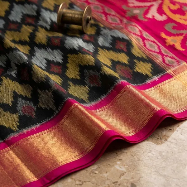 Multicolor_Designer_Printed_And_Dolla_Silk_Fabric_Saree