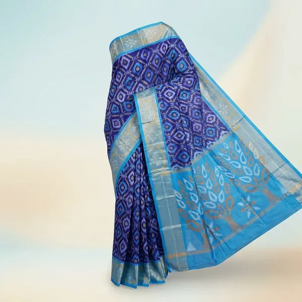 Blue_Designer_Printed_And_Dolla_Silk_Fabric_Saree