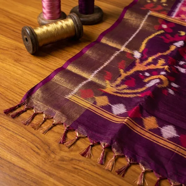 Pink_And_Purple_Designer_Printed_And_Dolla_Silk_Fabric_Saree
