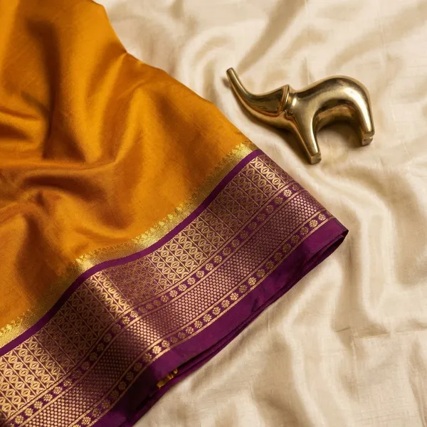 Mustard_Pure_Viscose_Silk,_It_Is_Very_Soft_And_Comfortable_To_Wear_Any_Weather
