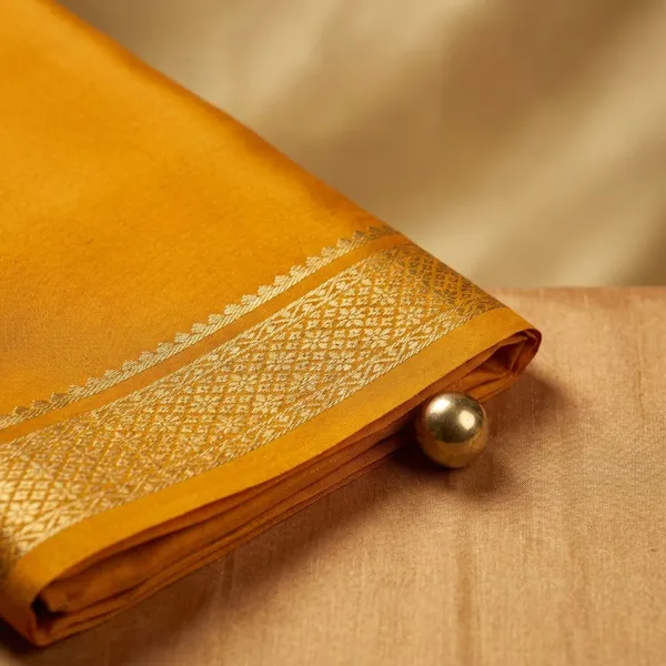 Mustard_Pure_Viscose_Silk,_It_Is_Very_Soft_And_Comfortable_To_Wear_Any_Weather
